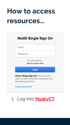 Step one of steps to access SEA services